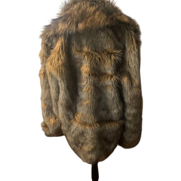 Motel Rocks Lupita Jacket Faux Fur Size S Boho Glam - Picture 12 of 12